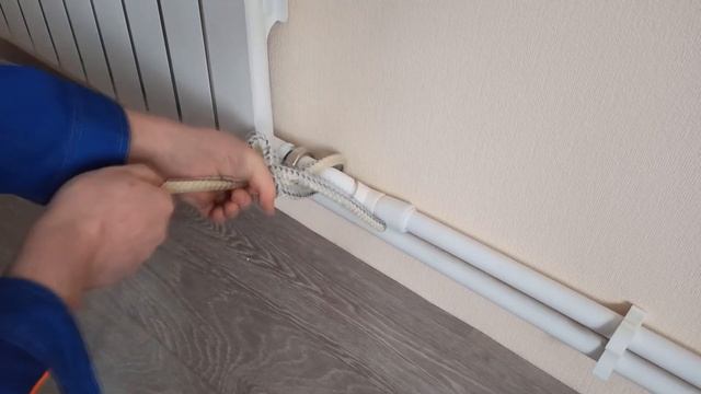 Узел затягивающаяся Петля Вяжем узлы затягивающиеся петли