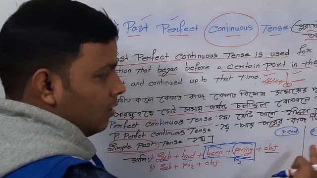 Past Perfect Continuous  Tense.