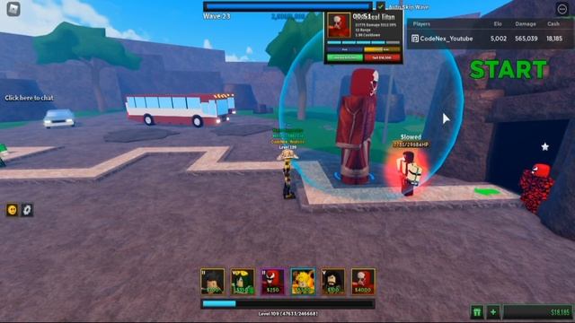 New Insane Godly Unit Colossal Titan Showcase - Ultimate Tower Defense