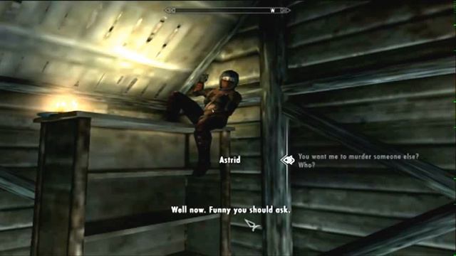 Skyrim - Joining The Dark Brotherhood ( FULL )