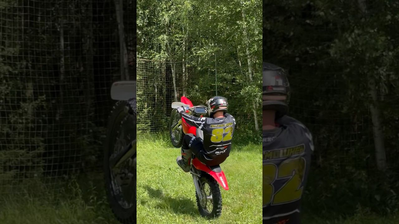 SLOW WHEELIE с двумя ногами :) первые попытки