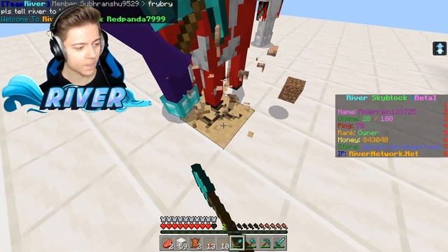 My New ONE BLOCK SKYBLOCK Server! (Minecraft Bedrock)