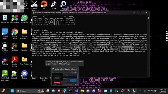 ReBomb2- TikTok Mass Report Bot Bring Your Own Proxies NOW LIVE