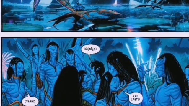 Eywa Family Meeting. Kiri And Spider Family | AVATAR 2