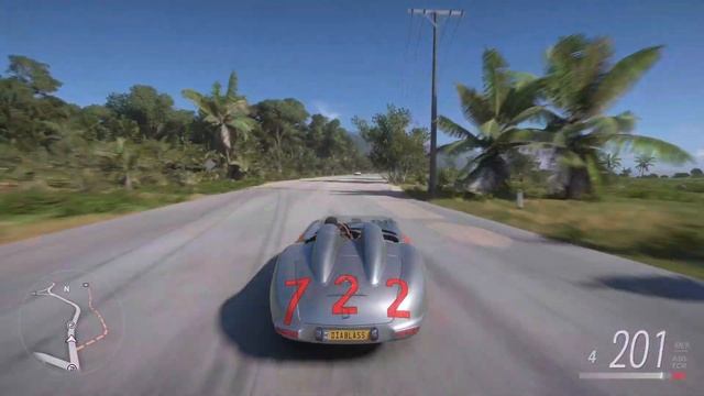 Forza Horizon 5 : 1955 Mercedes-Benz 300 SLR Gameplay 4K | Xbox Series X