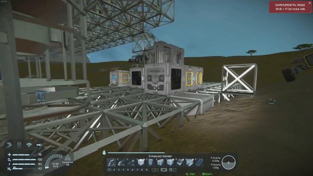 Building My First Flying Miner ! Space Engineers Ep. 4 | Z1 Gaming