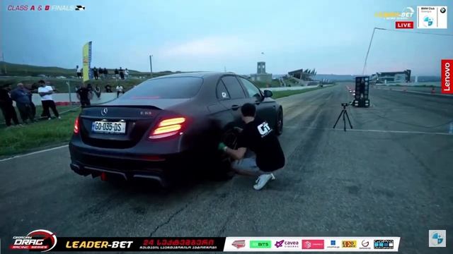 Subaru Legacy BL5 530￼ HP Vs Mercedes Benz E63 W213 1000 HP 1/4 Mile Drag Racing