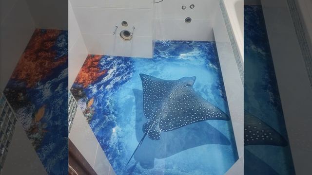 Обустройство 3D полов из полимеров экстра класса. На фото именно наша работа. 89876283790