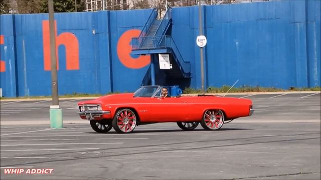 WhipAddict: Ezzy's Supercharged 66' Chevy Impala SS Convertible On DUB Statica 26s W/Custom Interio