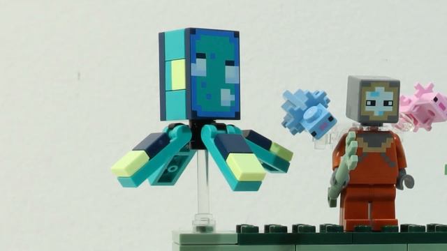 LEGO Minecraft 21180 The Guardian Battle - Set Review