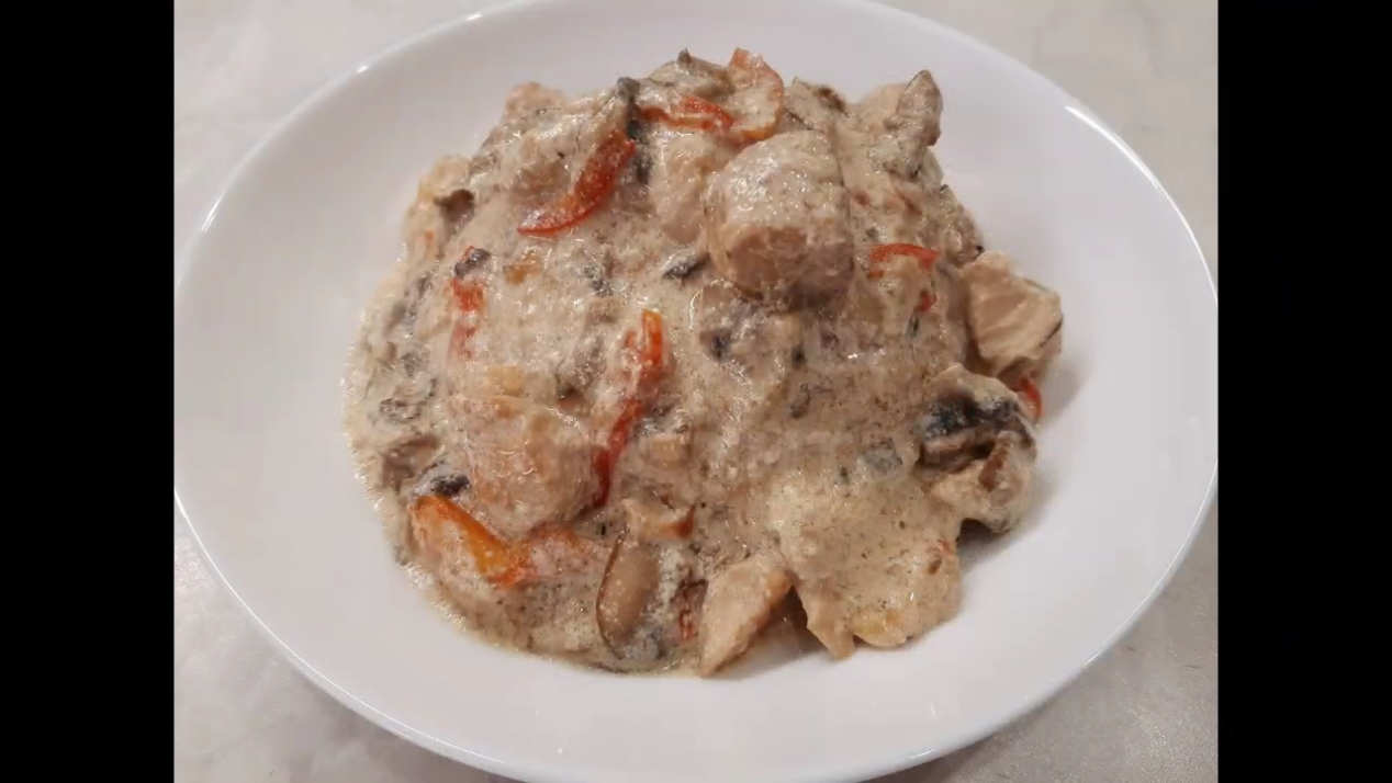 Фрикасе из куриного филе