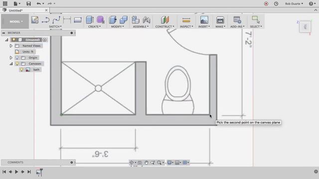 Fusion 360: Turning A 2D Floor Plan Into A 3D Model