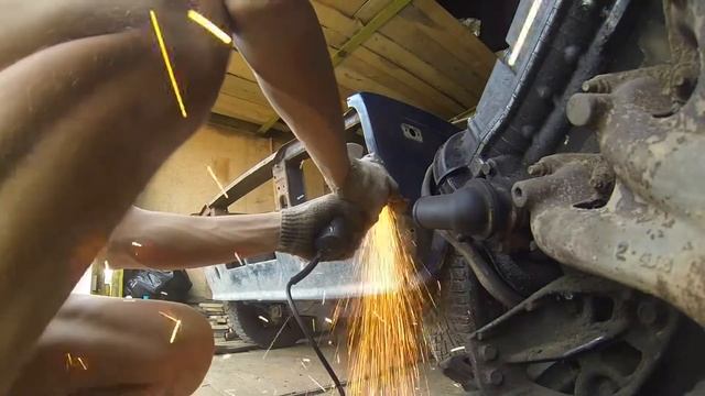 Помыл кузов 04 \ Поставил в гараж \ Начал пилить #ЭТОБУДЕТДРИФТИТЬ