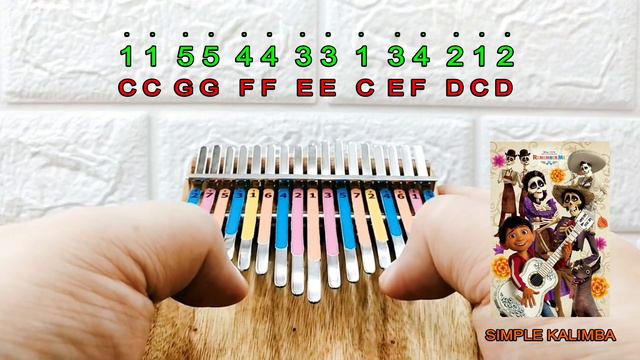 Remember Me Ost COCO ||•Kalimba With Easy Tab•||