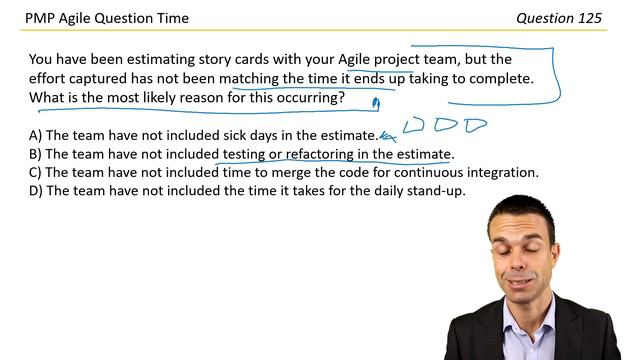 5 Agile PMP Questions - Scenario Based - Story Cards and Retros