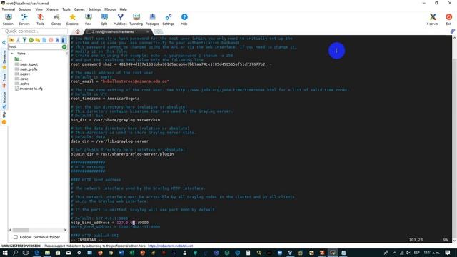 Configuracion Graylog