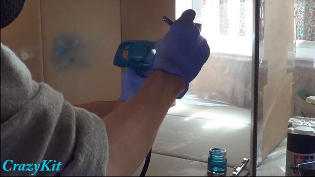 '63 CORVETTE STING RAY AMT 1/25 Aérographe PAINT BODY UPDATE .