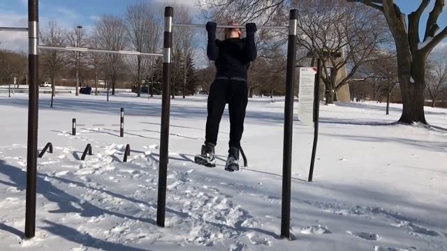 Abominével Homem Das Naves - 10 Minutos De Calistenia Na NEVE