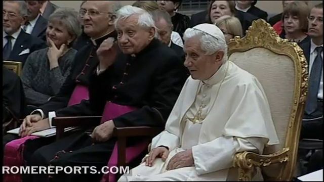 Pope And His Brother Enjoy The Gift Of Music In Castel Gandolfo