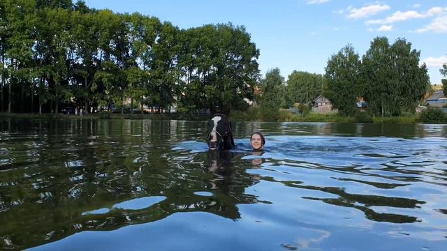 Купание на лошадях тренировка кони ижевск 11 июля 2020 г.