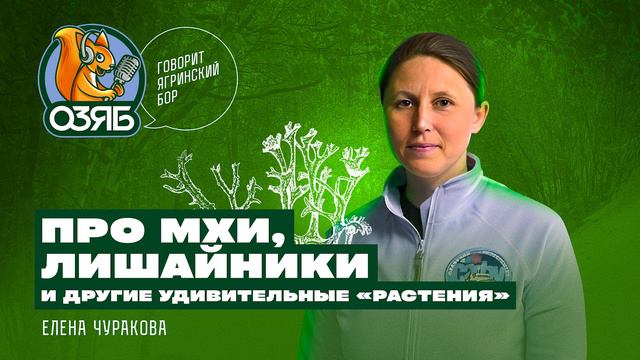 Про мхи лишайники и другие удивительные растения.  Елена Чуракова - бриолог