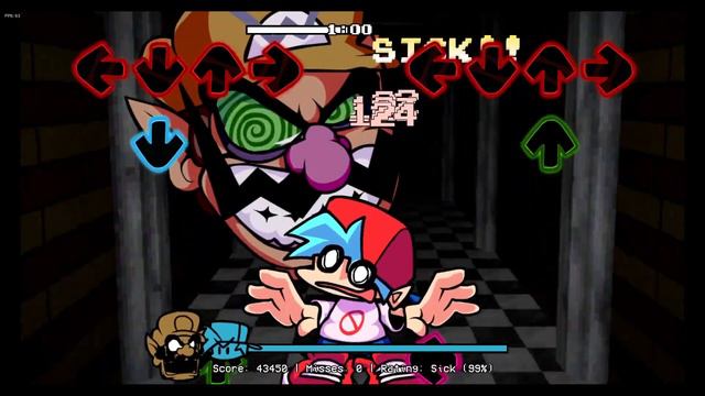 FNF Mario's Madness | Secret Song ''Forbidden Star'' Cleared Because Easy