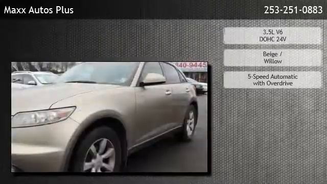 2004 INFINITI FX35 Base  - Puyallup, WA