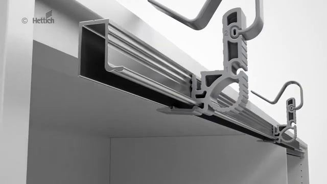 Система фурнитуры для складных дверей Wing Line L: быстрый монтаж без инструментов.