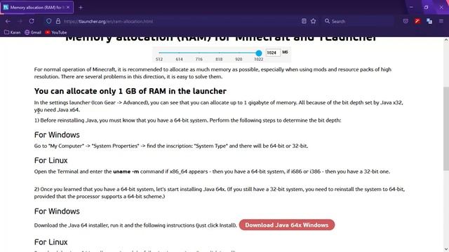 Fix This TLauncher Memory Allocation Problem While Running Minecraft || Way To Increase More RAM