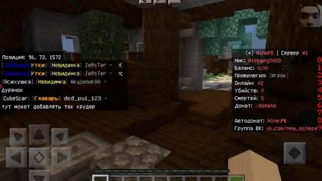 почему все друзья стали стивами в серверах Mine.pe в Майнкрафт 1.17.0