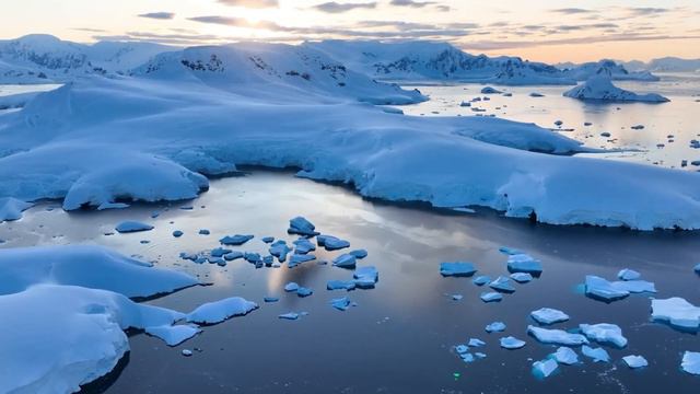 Антарктида  Antarctica  4K - Релаксационный фильм с успокаиванием Relaxation Film With Calming.