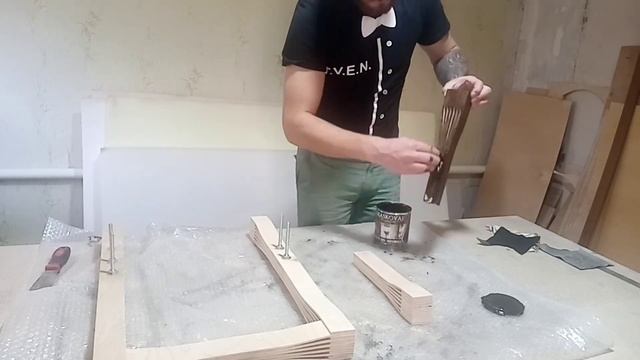Пуф своими руками CAPITONE КАК сделать пуф с остатков фанеры дешёвый DIY