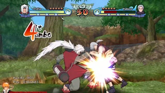 Naruto Shippuden Clash Of Ninja Revolution 3 Jiraiya Score Attack 60fps