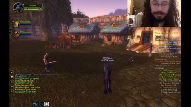 WoW Classic Hardcore Death= Delete Night Elf Druid/mage Lvl 26+ SFK Run