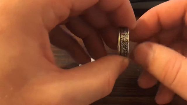 Обзор на кольцо из монеты 2 франка Серебро Швейцария