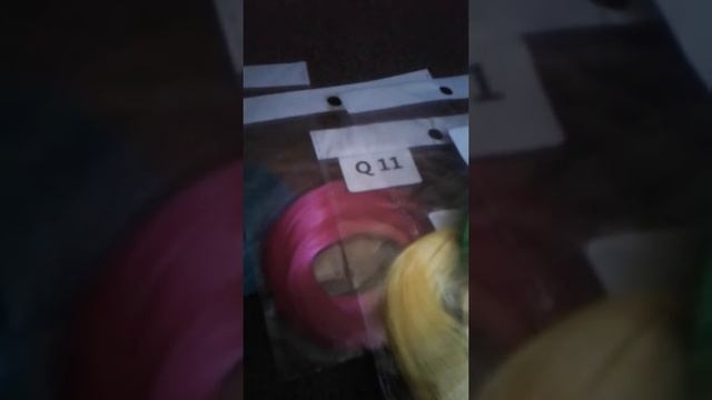 Разноцветные шиньоны. Алиэкспресс. Распаковка. Часть 1