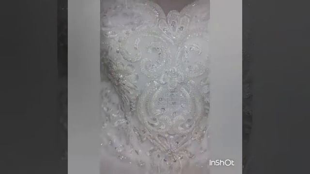 Нежнейшее платье! ? Ручная вышивка пайетками бисером и стеклярусом