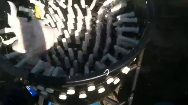 Работа перосъемной машин