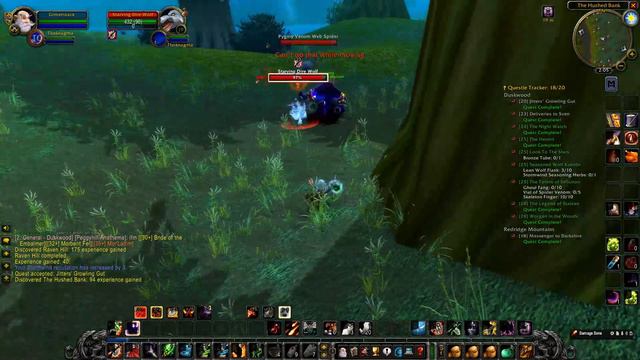 WoW Classic Longplay Starting Duskwood AI Quest Voiceover