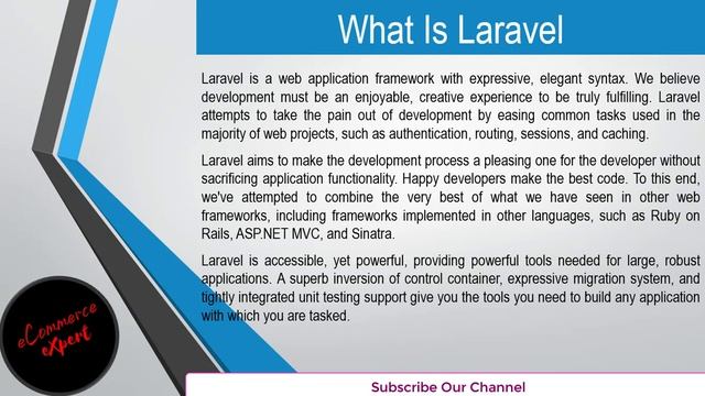 ?What Is Laravel ? Advantage Of PHP Laravel Popular Video