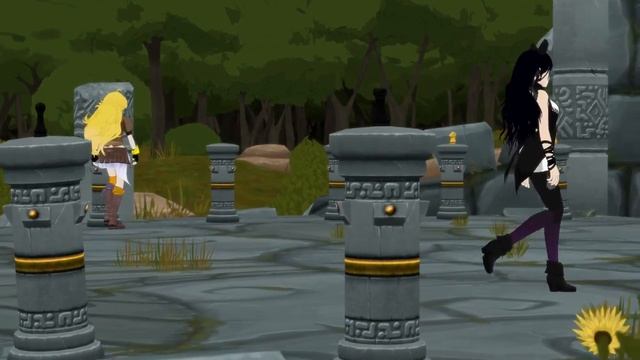 RWBY глава 1серия 07. Изумрудный лес, часть 2