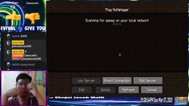LIVE: Minecraft | Playing With Viewers | March 7, 2021 1PM
