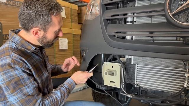 NEW (Ultra Sleek) Mercedes Sprinter SCOUT Front Bumpers - Installation