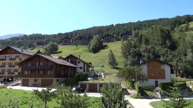 Eischoll Wallis Uitzicht Vanuit Haus Diana Zwitserland Panasonic Lumix DMC-TZ20