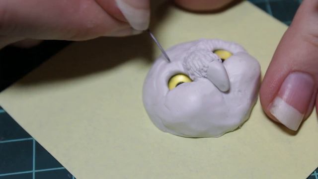 ПОЛЯРНАЯ СОВА ИЗ ПОЛИМЕРНОЙ ГЛИНЫ