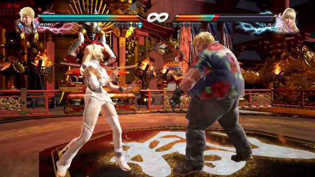 Tekken 7 Bob Eye Opener And Cooler Shaker On Lili (T6 Bridal Outfit)