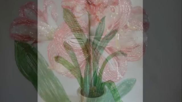 Цветы и деревья из бисера  Beaded Trees and Flowers