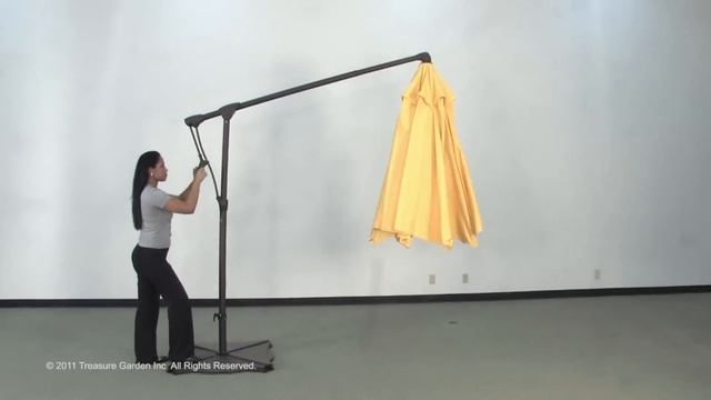 Side-mount Cantilever Outdoor Umbrella