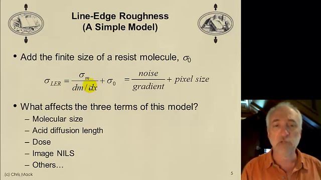 Lecture 67 (CHE 323) Line-Edge Roughness (LER), Part 3
