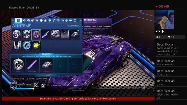 Rocket League Vibing